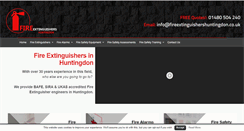 Desktop Screenshot of fireextinguishershuntingdon.co.uk